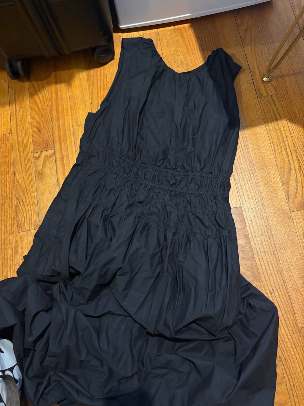 Black Women's Cinched Waist Dress